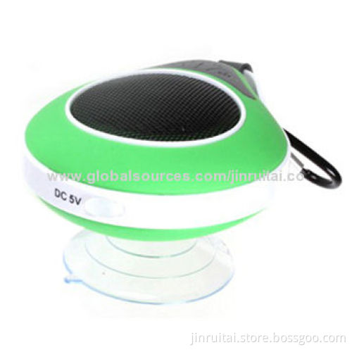 2014 New design IPX7 outdoor water drop-shaped waterproof Bluetooth speaker with suction cup